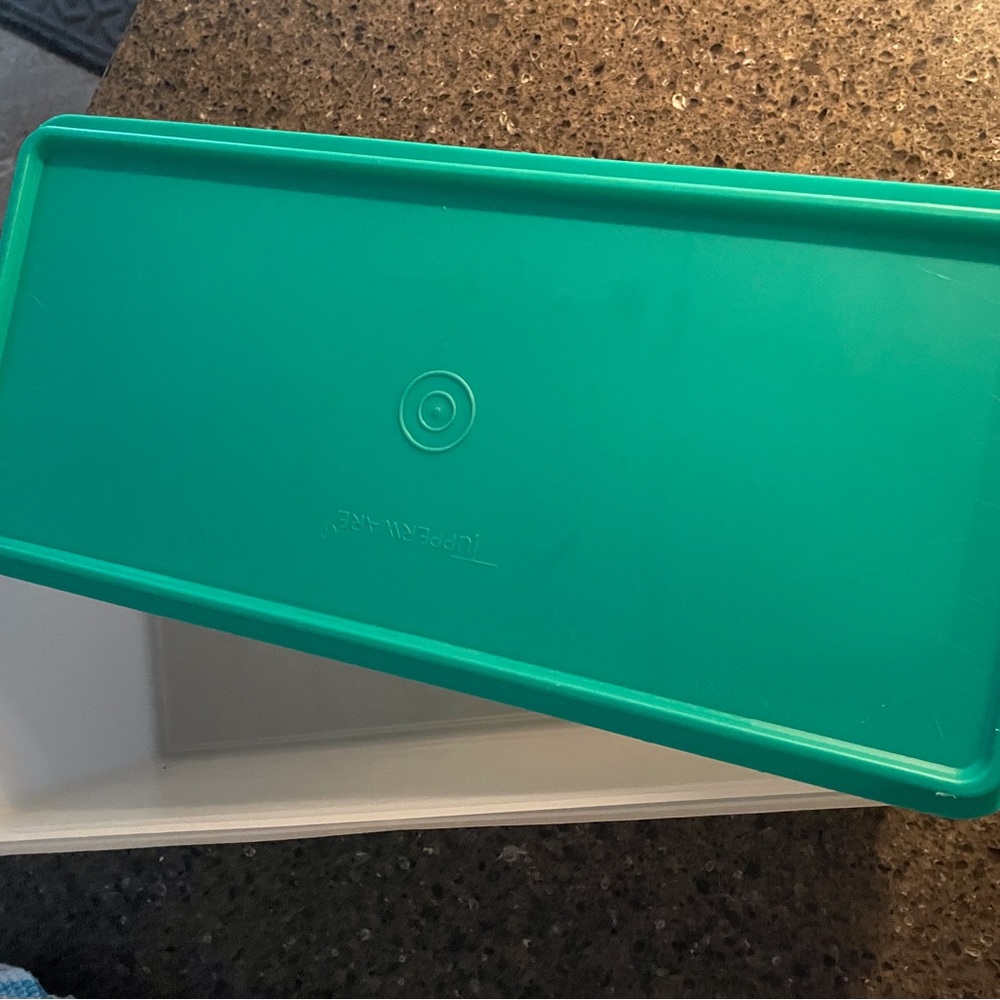 Tupperware / EUC Large Rectangular Container - Picture 2 of 3